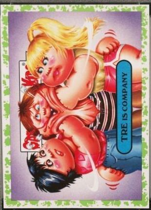 2018 We Hate the 80s TRE Is Company [Green] #6a card