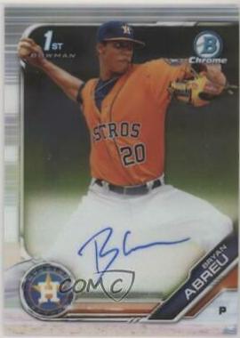 2019 Bowman Chrome Prospects Autographs Bryan Abreu #CPA-BA card