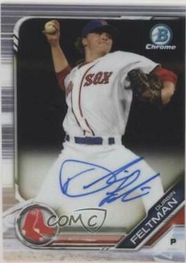 2019 Bowman Chrome Prospects Autographs Durbin Feltman #CPA-DF card