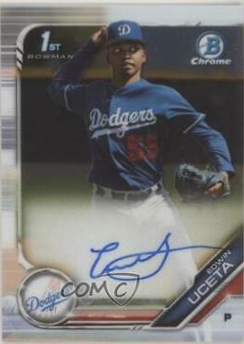 2019 Bowman Chrome Prospects Autographs Edwin Uceta #CPA-EU card