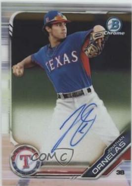 2019 Bowman Chrome Prospects Autographs Jonathan Ornelas #CPA-JOR card