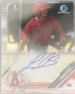 2019 Bowman Chrome Prospects Autographs Livan Soto #CPA-LS card