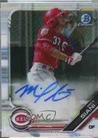 2019 Bowman Chrome Prospects Autographs Mike Siani #CPA-MS card