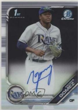 2019 Bowman Chrome Prospects Autographs Moises Gomez #CPA-MG card