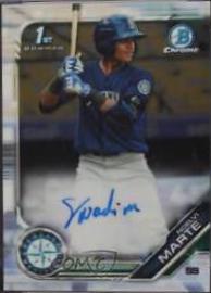 2019 Bowman Chrome Prospects Autographs Noelvi Marte #CPA-NM card