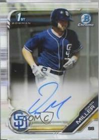 2019 Bowman Chrome Prospects Autographs Owen Miller #CPA-OM card