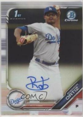 2019 Bowman Chrome Prospects Autographs Robinson Ortiz #CPA-RO card