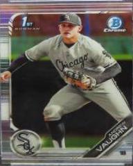 2019 Bowman Draft Chrome Andrew Vaughn [No Ball Refractor] #BDC-100 card