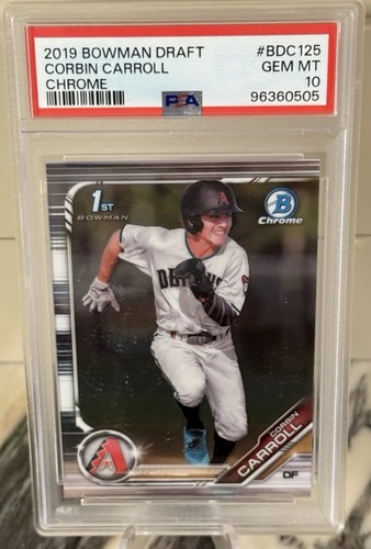 2019 Bowman Draft Chrome Corbin Carroll #BDC-125 card
