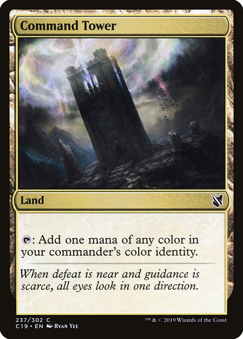 2019 Commander 2019 Command Tower #237 card