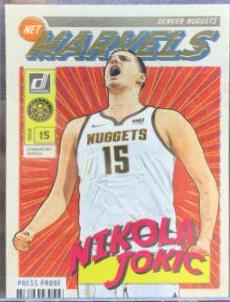 2019 Panini Donruss Net Marvels Nikola Jokic #1 card