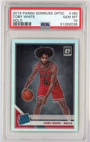 2019 Panini Donruss Optic Coby White [Holo] #180 card