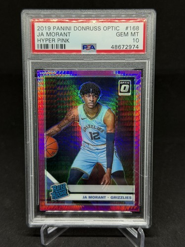 2019 Panini Donruss Optic JA Morant [Hyper Pink] #168 card