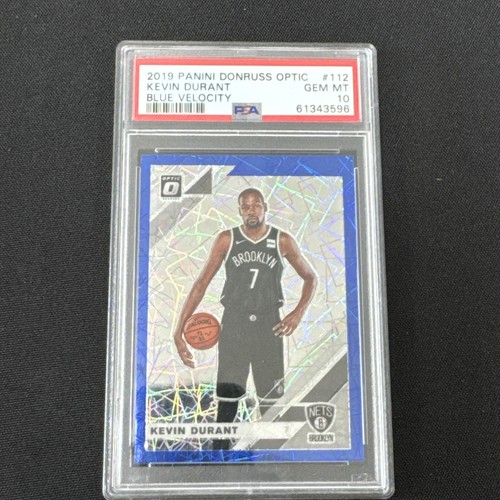 2019 Panini Donruss Optic Kevin Durant [Blue Velocity] #112 card