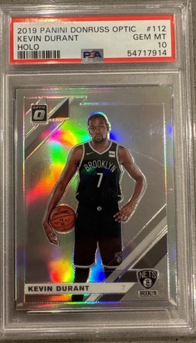 2019 Panini Donruss Optic Kevin Durant [Holo] #112 card