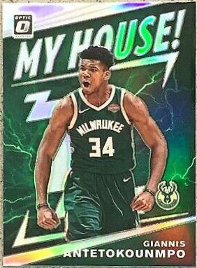 2019 Panini Donruss Optic My House Giannis Antetokounmpo [Holo] #5 card