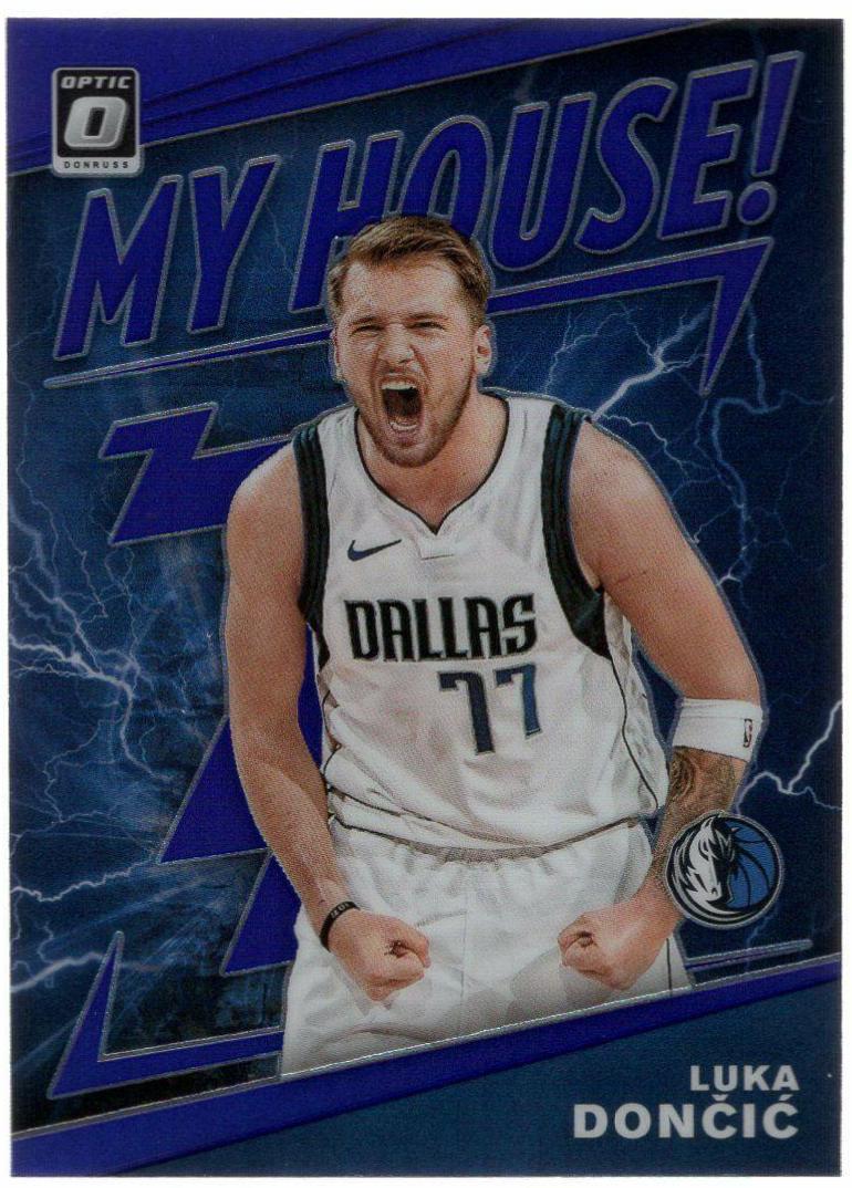 2019 Panini Donruss Optic My House Luka Doncic [Purple] #1 card