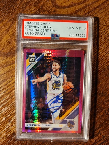 2019 Panini Donruss Optic Stephen Curry [Hyper Pink] #8 card