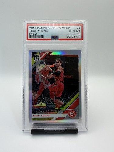 2019 Panini Donruss Optic Trae Young [Holo] #2 card