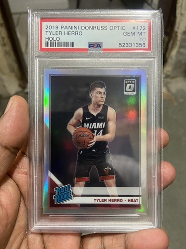 2019 Panini Donruss Optic Tyler Herro [Holo] #172 card