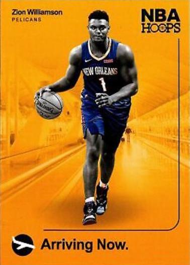 2019 Panini Hoops Arriving Now Zion Williamson #2 card