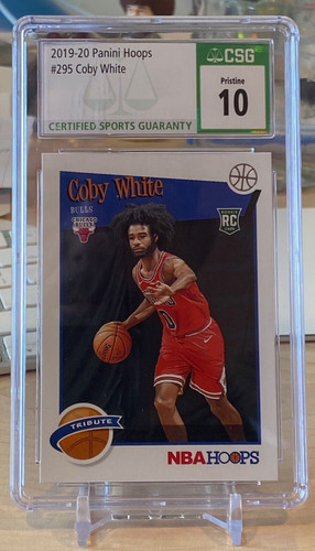 2019 Panini Hoops Coby White #295 card