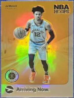2019 Panini Hoops Premium Stock Arriving Now Ja Morant [Holo] #12 card