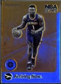 2019 Panini Hoops Premium Stock Arriving Now Zion Williamson [Holo] #2 card