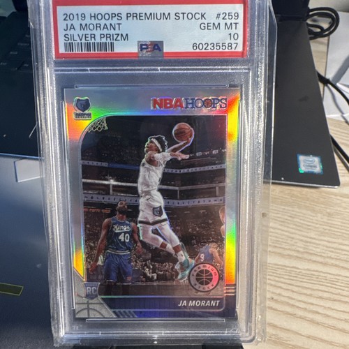 2019 Panini Hoops Premium Stock Ja Morant [Silver Prizm] #259 card