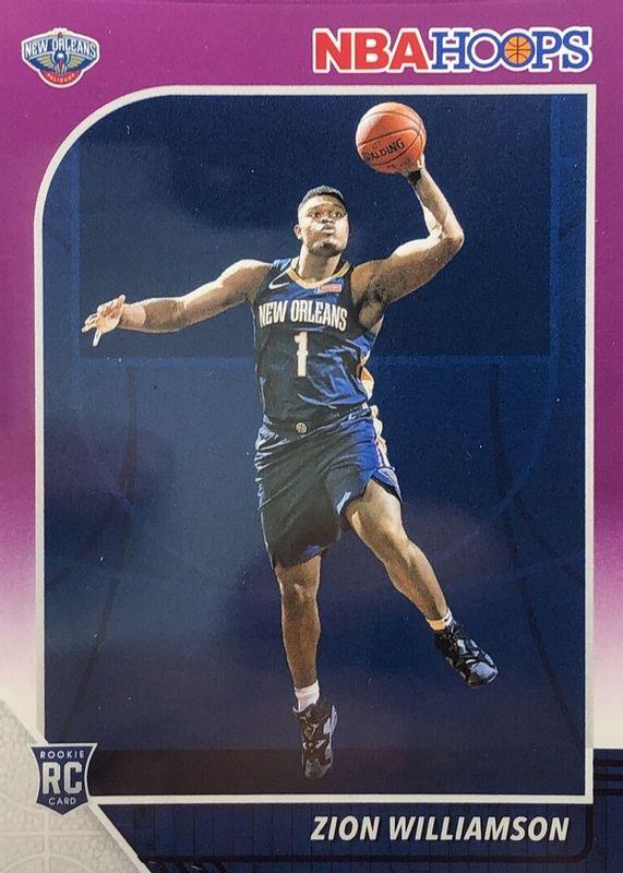 2019 Panini Hoops Zion Williamson [Purple] #258 card