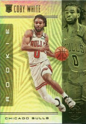 2019 Panini Illusions Coby White #163 card