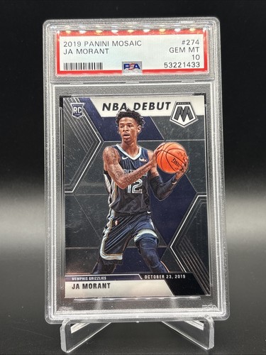 2019 Panini Mosaic JA Morant #274 card