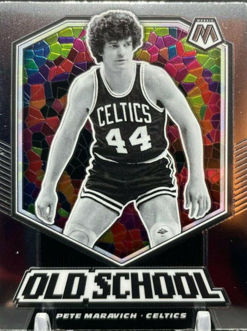 2019 Panini Mosaic Old School Pete Maravich #17 card