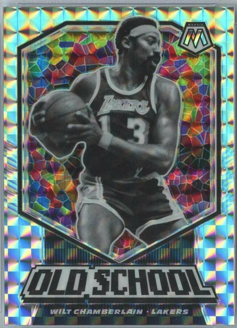 2019 Panini Mosaic Old School Wilt Chamberlain #18 card