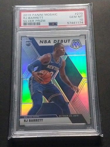 2019 Panini Mosaic RJ Barrett [Silver Prizm] #270 card