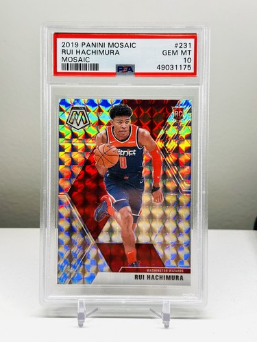 2019 Panini Mosaic Rui Hachimura [Silver Prizm] #231 card