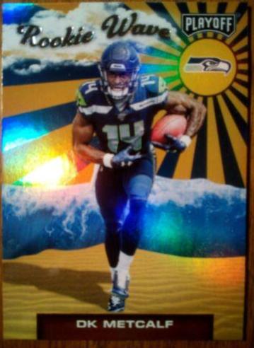 2019 Panini Playoff Rookie Wave DK Metcalf #10 card