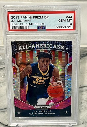 2019 Panini Prizm Draft Picks Ja Morant [Pink Pulsar Prizm] #44 card