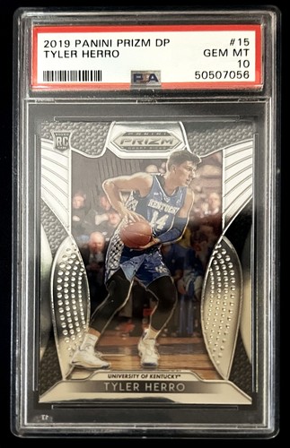 2019 Panini Prizm Draft Picks Tyler Herro #15 card