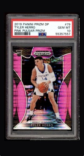 2019 Panini Prizm Draft Picks Tyler Herro [Pink Pulsar Prizm] #79 card