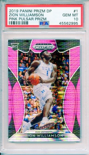 2019 Panini Prizm Draft Picks Zion Williamson [Pink Pulsar Prizm] #1 card