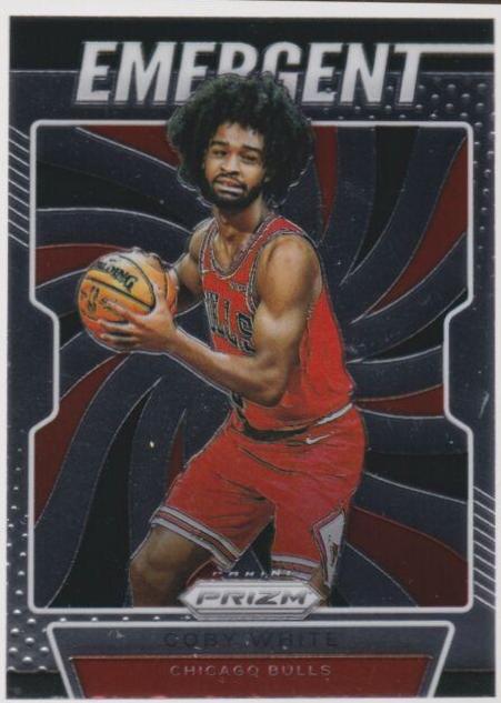 2019 Panini Prizm Emergent Coby White #1 card