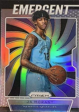 2019 Panini Prizm Emergent JA Morant [Silver Prizm] #17 card