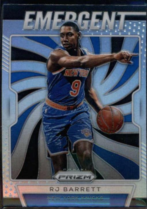 2019 Panini Prizm Emergent RJ Barrett #27 card