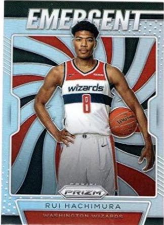 2019 Panini Prizm Emergent Rui Hachimura [Silver Prizm] #21 card