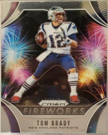 2019 Panini Prizm Fireworks Tom Brady #FW-TB card