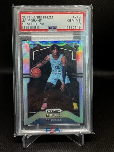 2019 Panini Prizm Ja Morant [Silver Prizm] #249 card