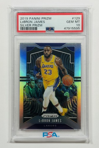 2019 Panini Prizm LeBron James [Silver Prizm] #129 card