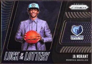 2019 Panini Prizm Luck of the Lottery JA Morant #2 card
