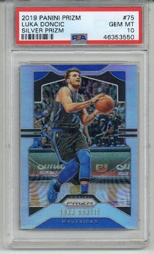 2019 Panini Prizm Luka Doncic [Silver Prizm] #75 card